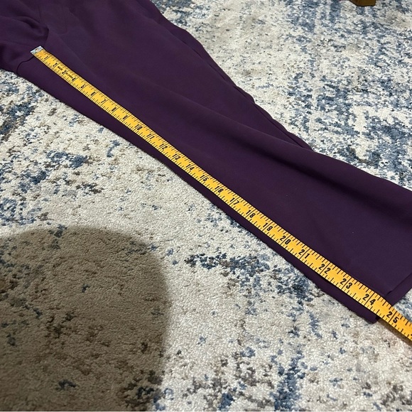 Torrid Purple Front Pocket Elastic Waist Dress Pants Size 10 - Picture 8 of 8